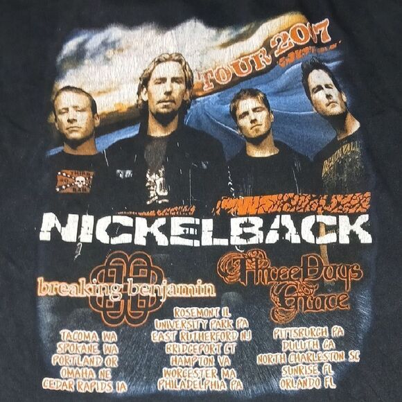 Nickelback Tour 2007 Long Sleeve Shirt - Picture 7 of 9